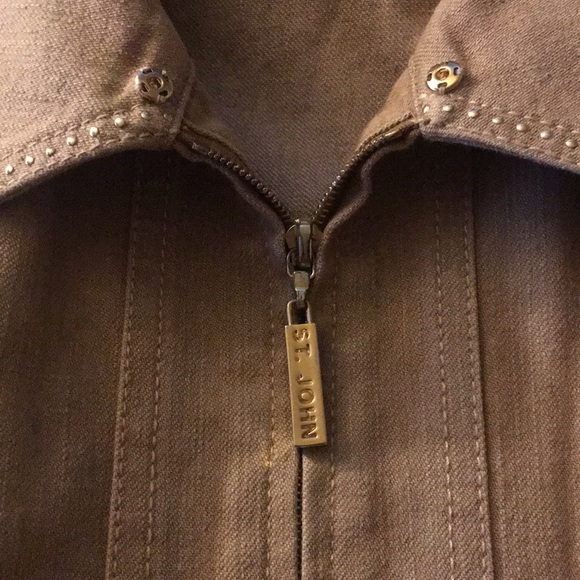 St. John  Sport embellished Jacket by Marie Gray - Picture 6 of 14